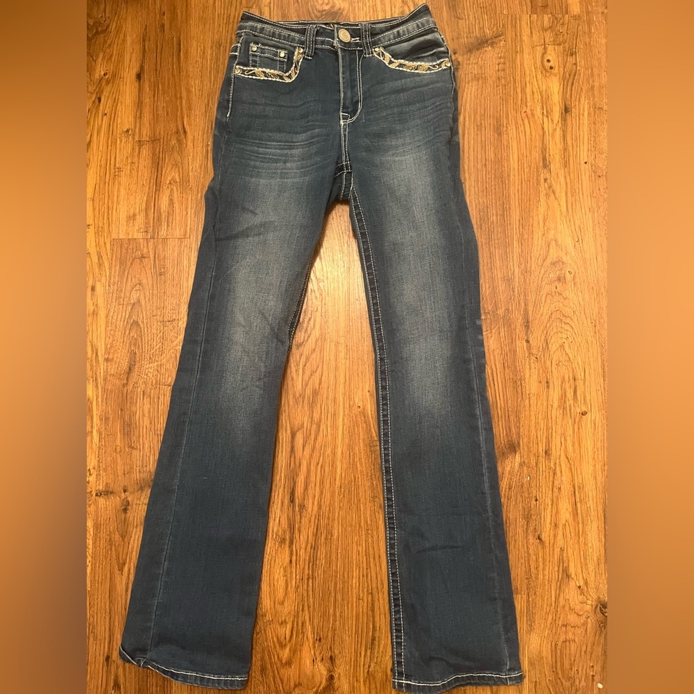 ✨ Rebel Jeans Bootcut Rhinestone Embellished Denim ✨